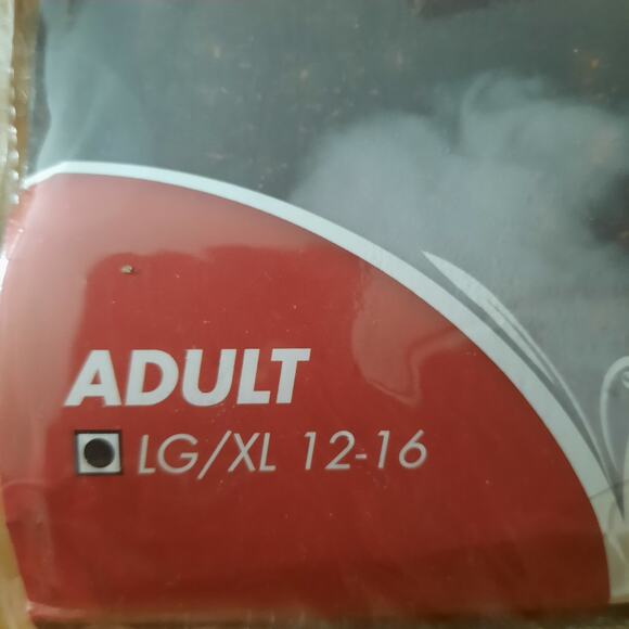 Spirit Hallowen Black Hooded Robe Embossed Print With Satin Belt Costume Size L - Picture 2 of 5